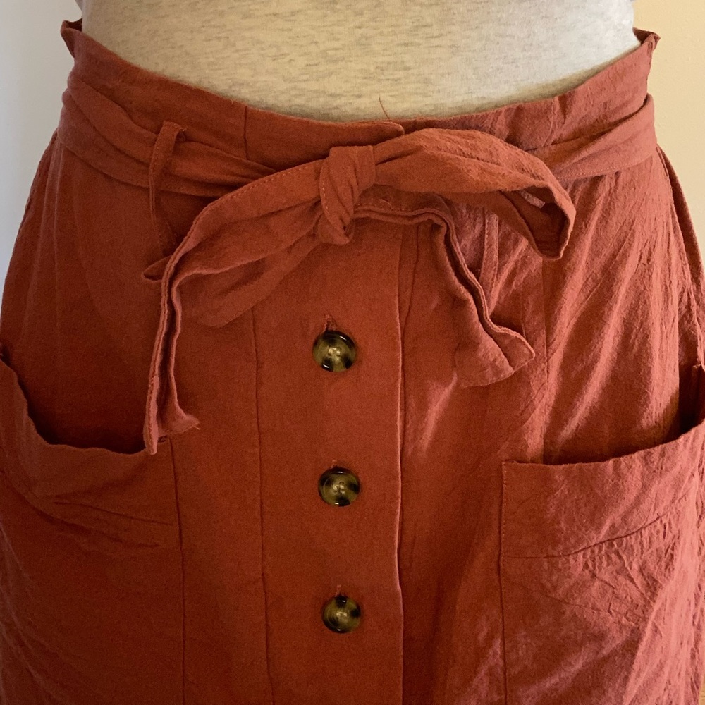 Burnt Red Skirt